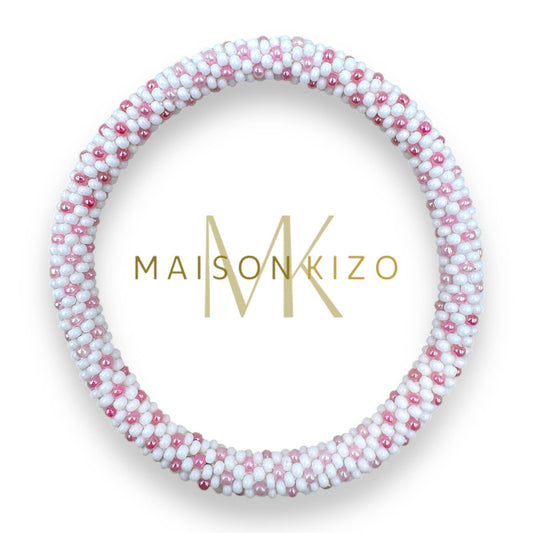 Bracelet népalais perles de verre R36 - DupontDupont