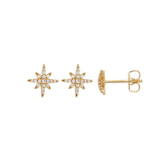 Boucles étoile zircon