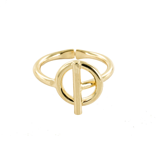 Bague rond barre fermée