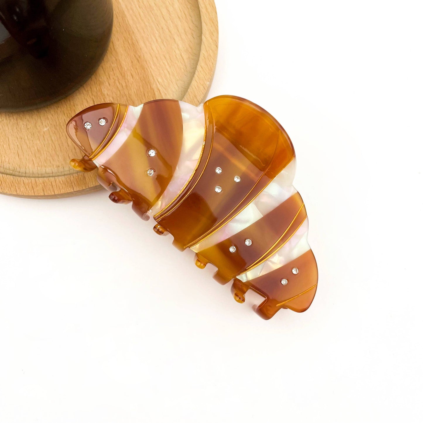 Pince à cheveux croissant