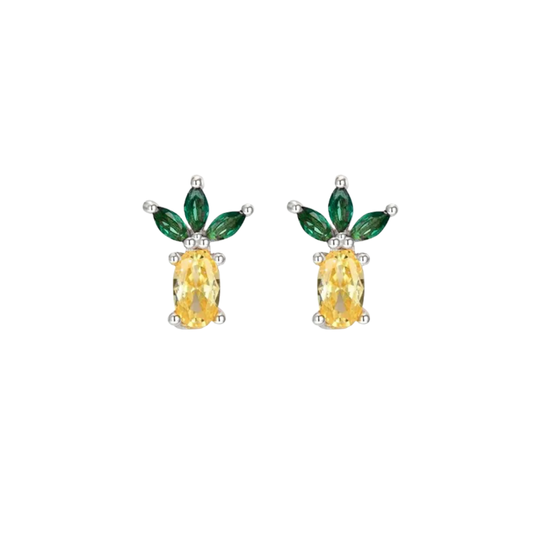 Clous pop ananas: Geel / Goud - DupontDupont