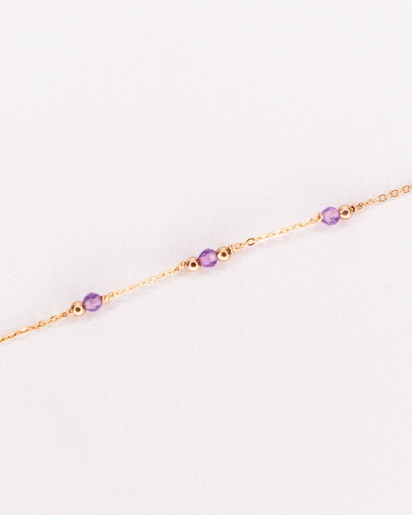 Bracelet Aube avec pierre Grenat