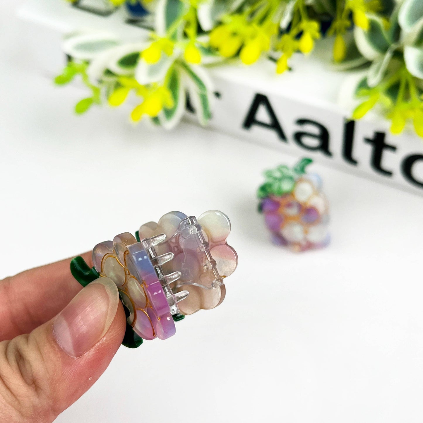 Mini pince à cheveux fruitée, petits accessoires pour cheveux: Ananas