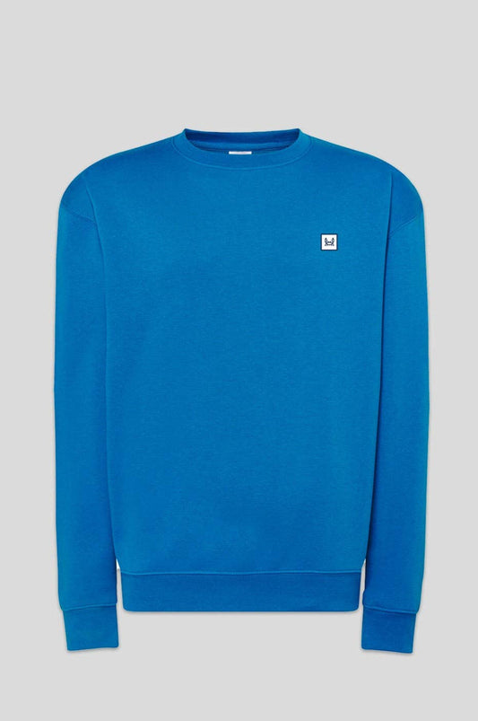 Sweat-shirt Basique Patch Bleu Encre: Encre / M