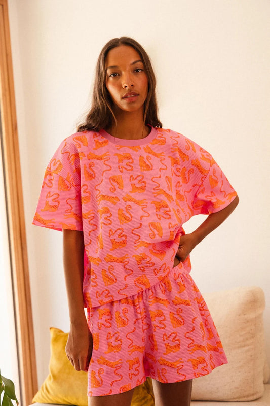 Ensemble Pink leo