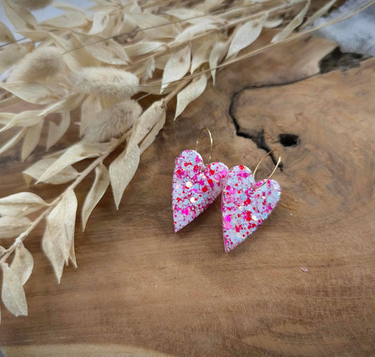 Boucles d'oreilles Mini love Amour
