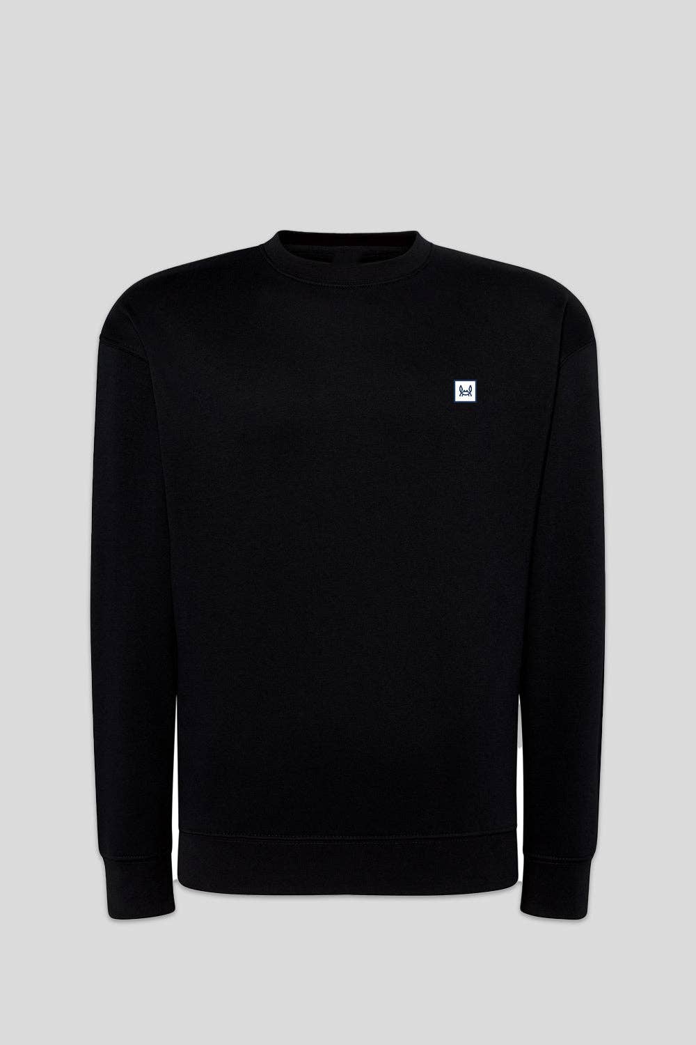 Sweat-shirt Basique Patch Bleu Encre: Encre / M