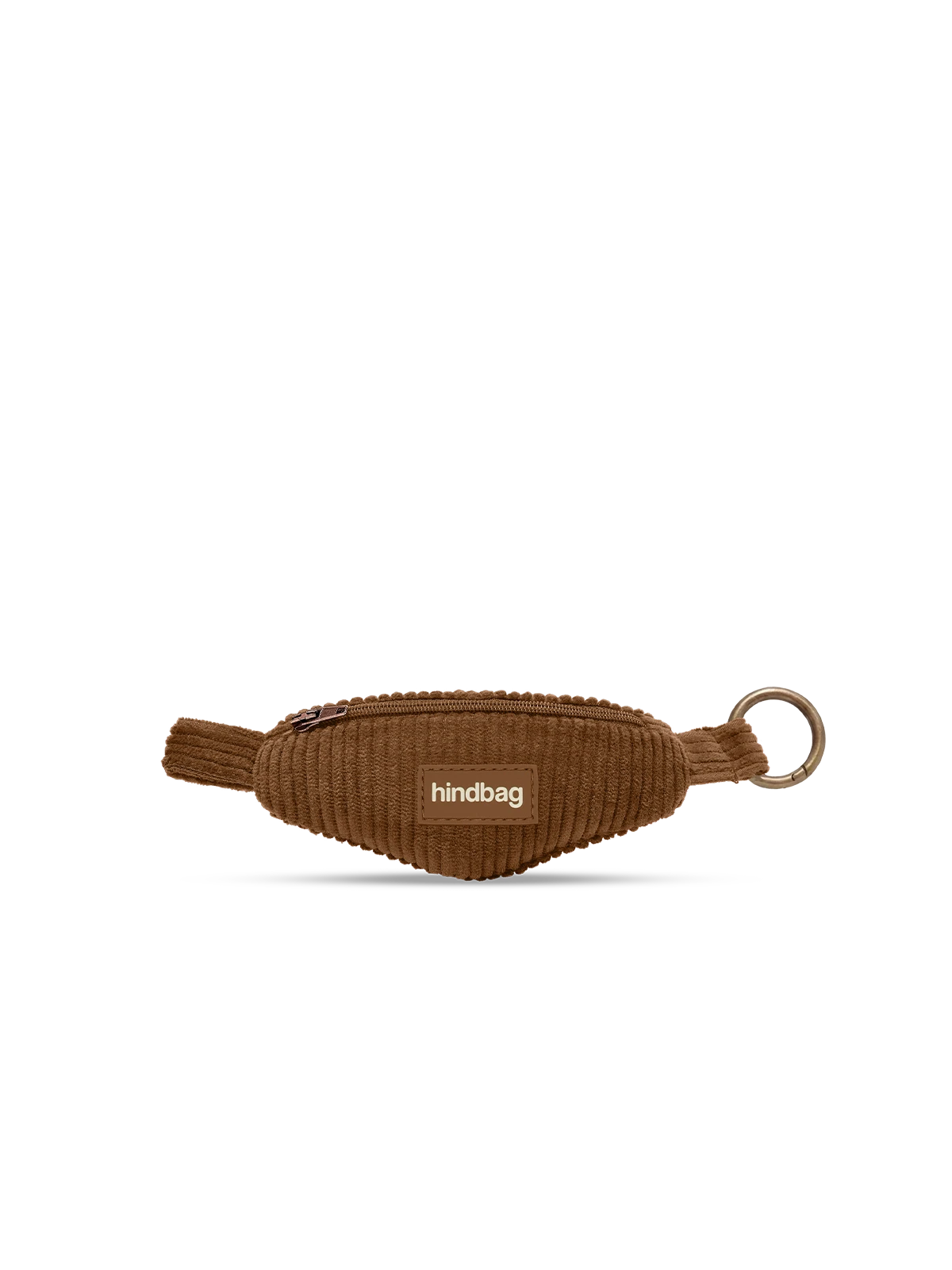 Porte-clés banane côme velours macchiato
