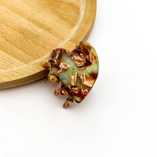 Barrette Cœur Mini en Acétate - DupontDupont