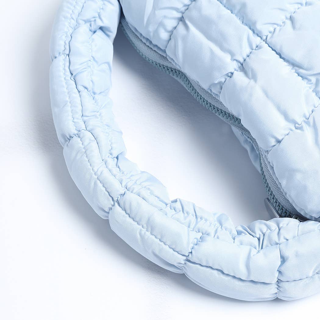 Sac mini nuage matelassé beige