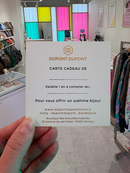 Carte-cadeau DupontDupont - DupontDupont