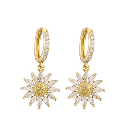 Boucles d'oreilles fleur radieuse - DupontDupont