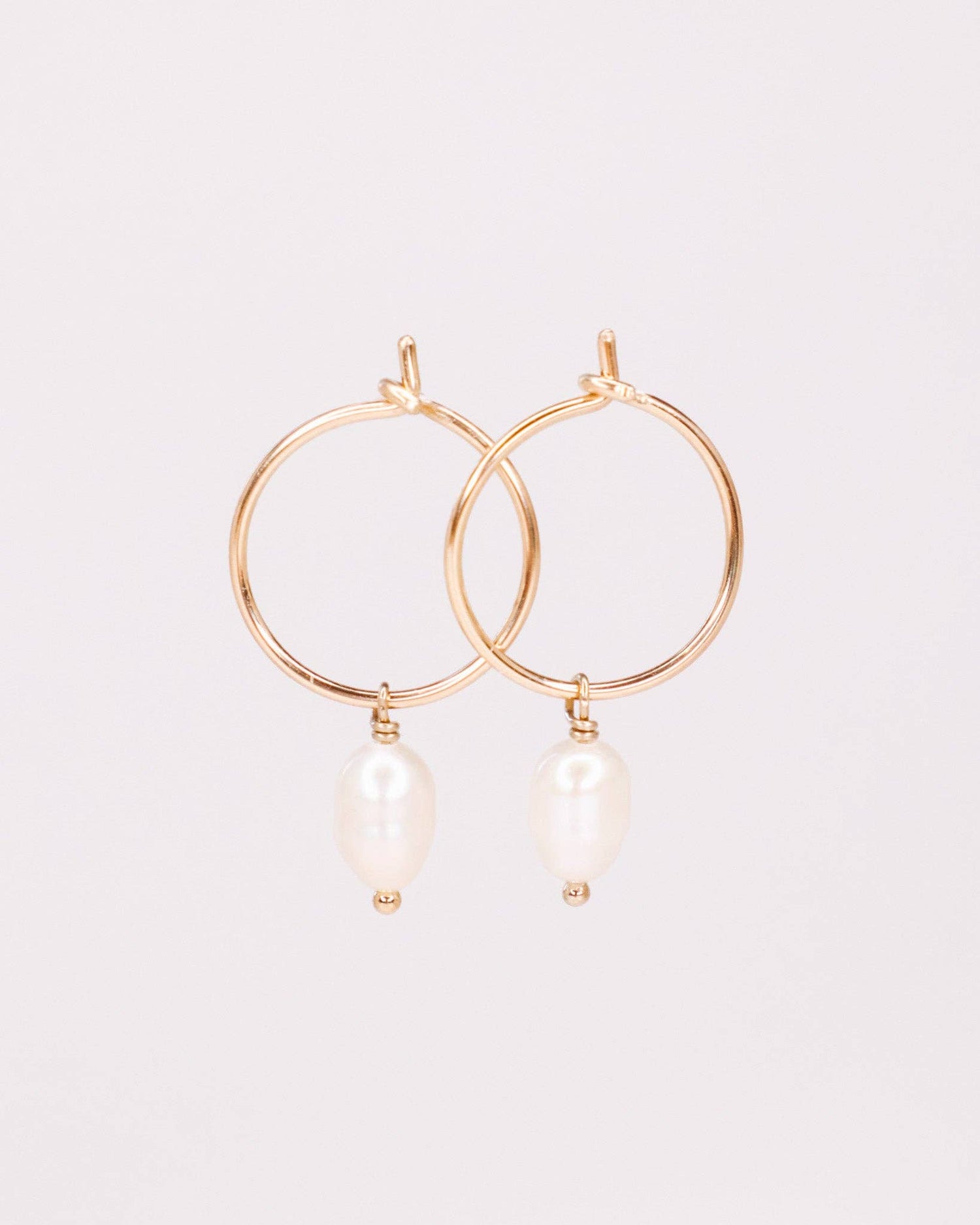 Créoles Gallinava gold filled 14 carats et Perle de culture - DupontDupont