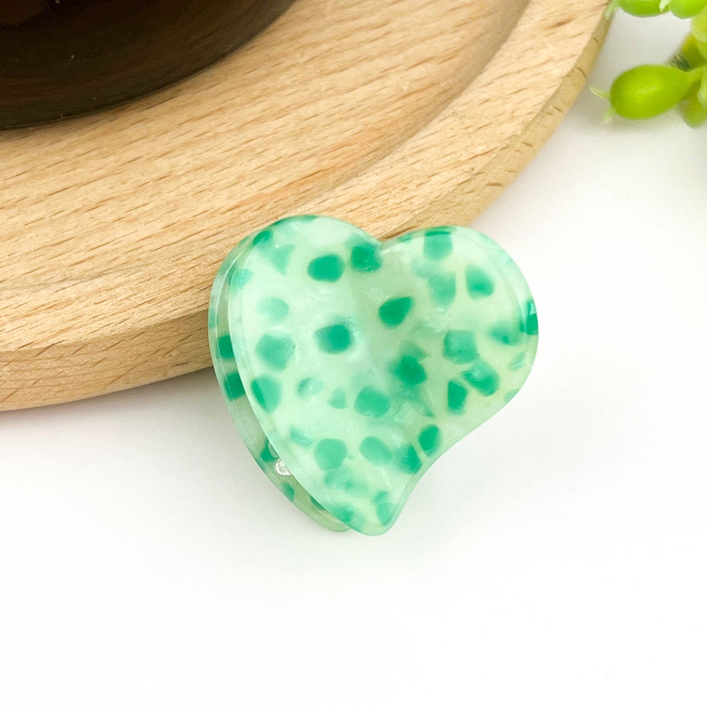 Mini pince a cheveux Coeur tacheté - DupontDupont