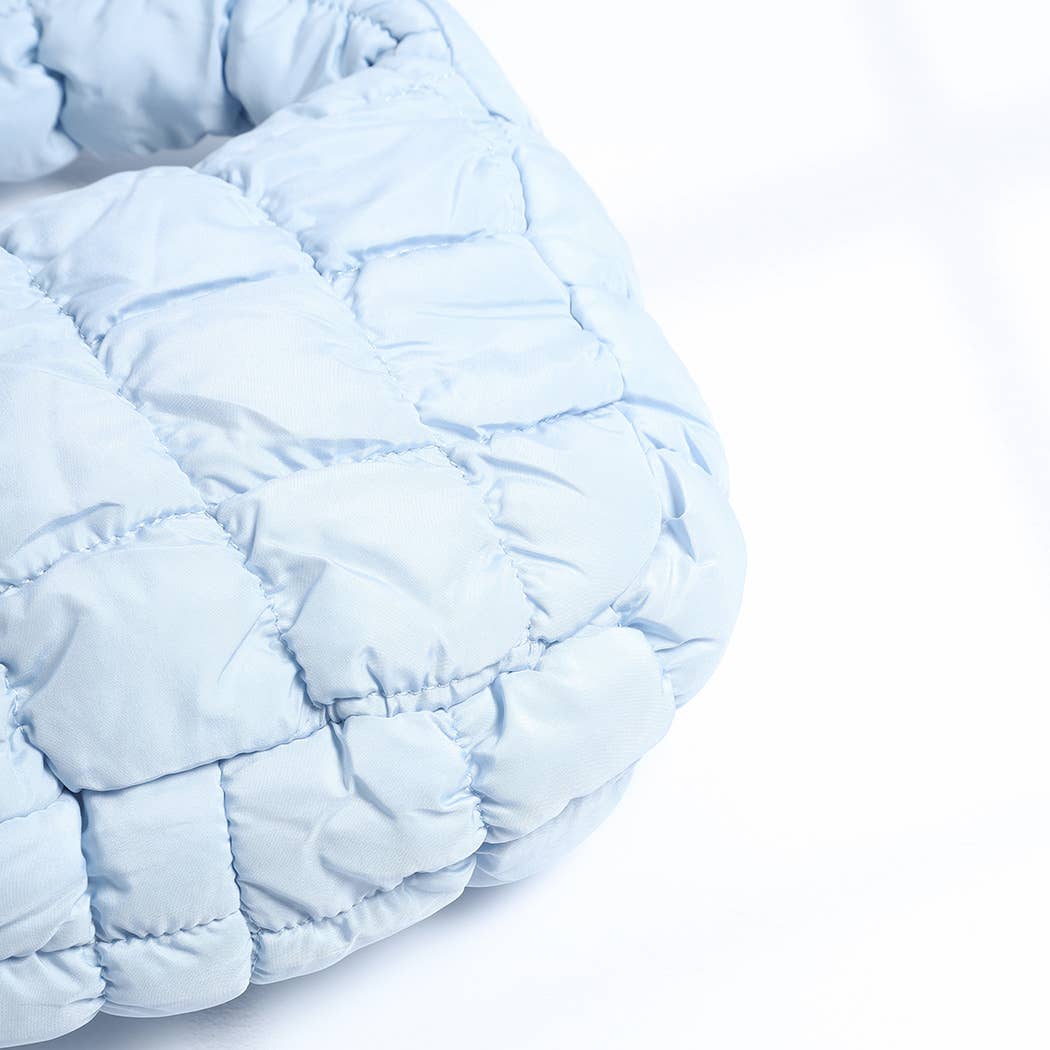 Sac mini nuage matelassé beige