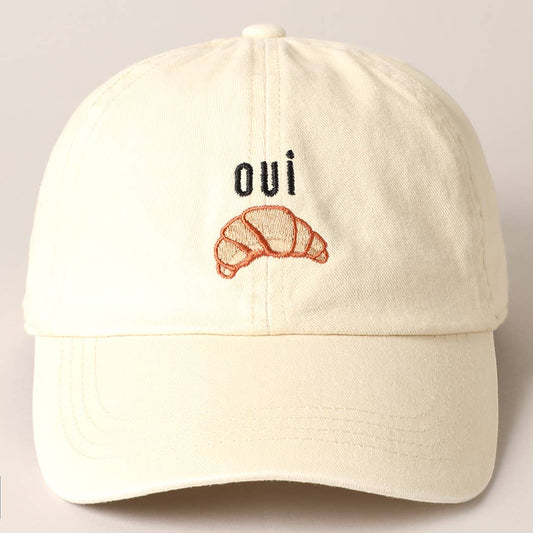 Casquette OUI Beige