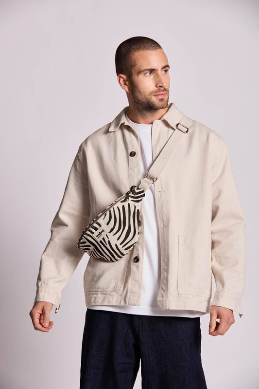 Sac banane Olivia Zèbre écru - DupontDupont