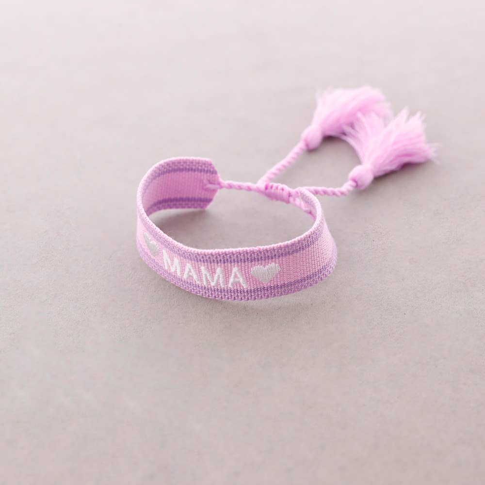 Bracelet macramé Mama: Mûrier