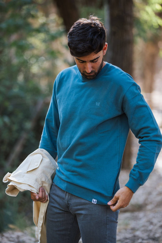 Sweatshirt basique en acier: Acier / M