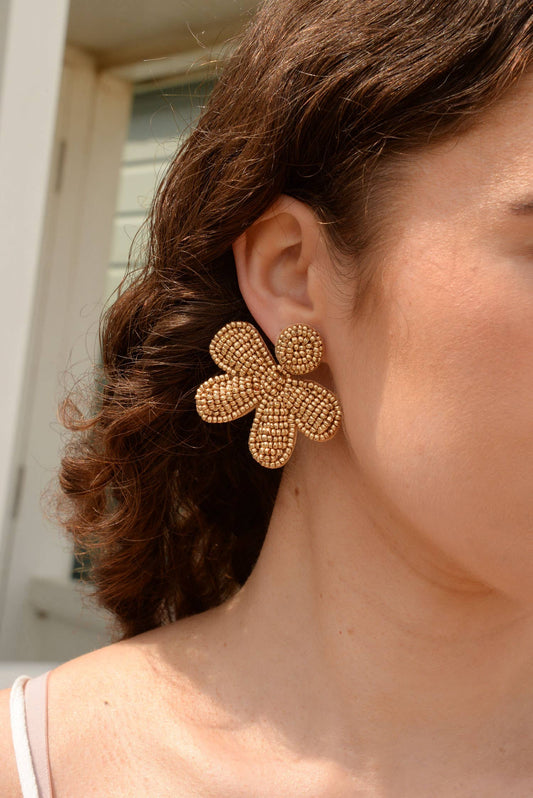 BOUCLES D'OREILLES À NŒUD EN OR