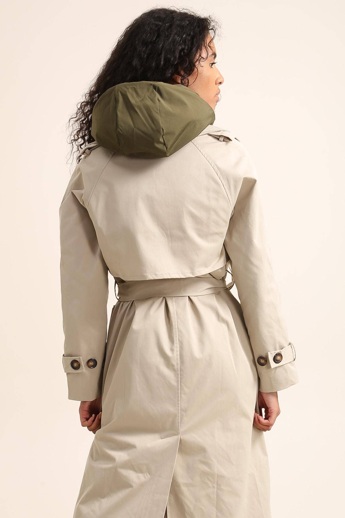 Capuche doudoune imperméable réversible : Acier