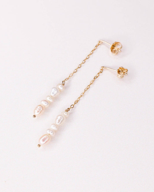 Silva: Or / Perle de culture / Paire - DupontDupont