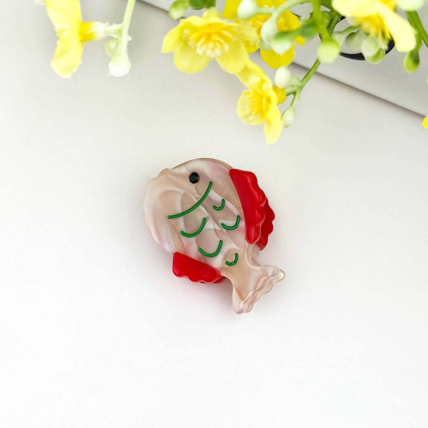Mini pince a cheveux Poisson clown