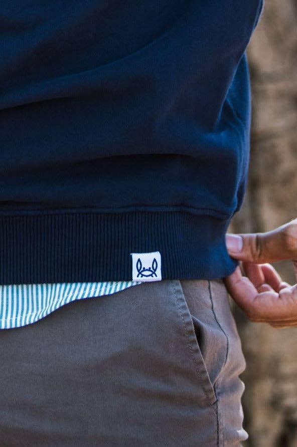 Sweat-shirt Navy Basic: Marine / L
