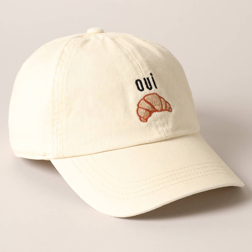 Casquette OUI Beige