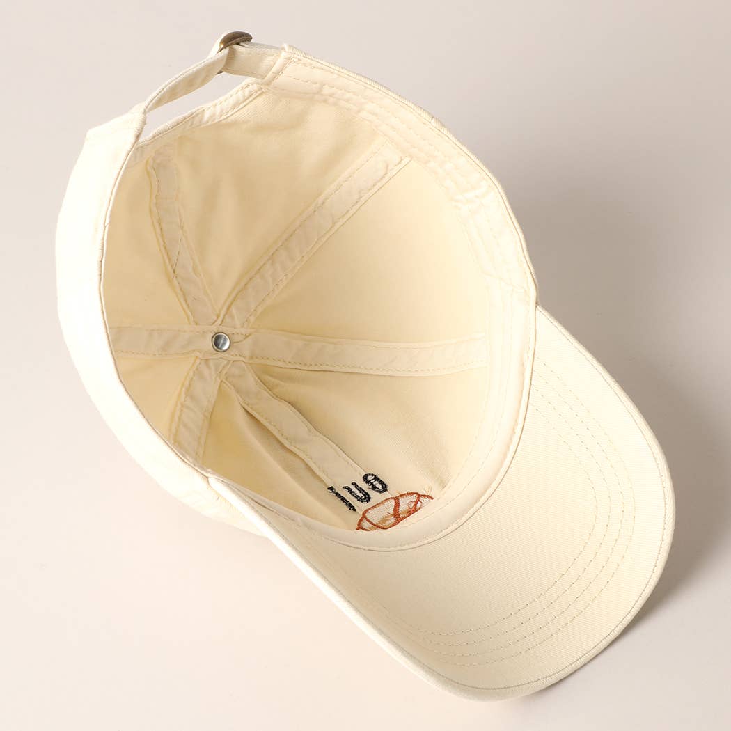Casquette OUI Beige