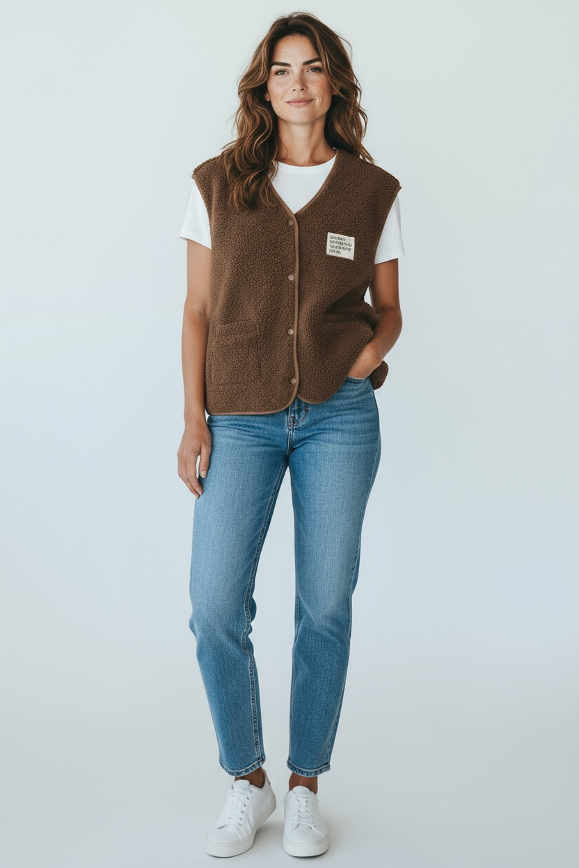 Gilet Moumoute Chocolat