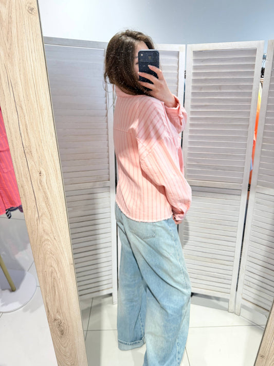 Veste rayée en coton: Rose / TU - DupontDupont