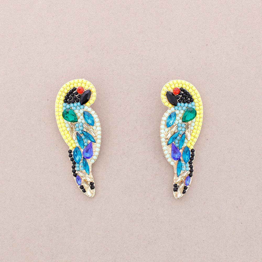 Boucles d'oreilles perroquet - DupontDupont