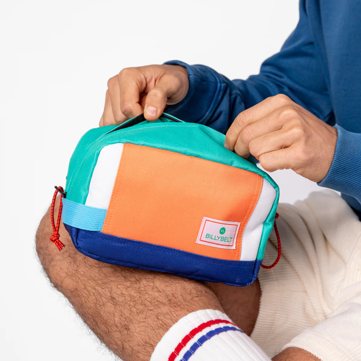 Trousse de toilette Orange et vert