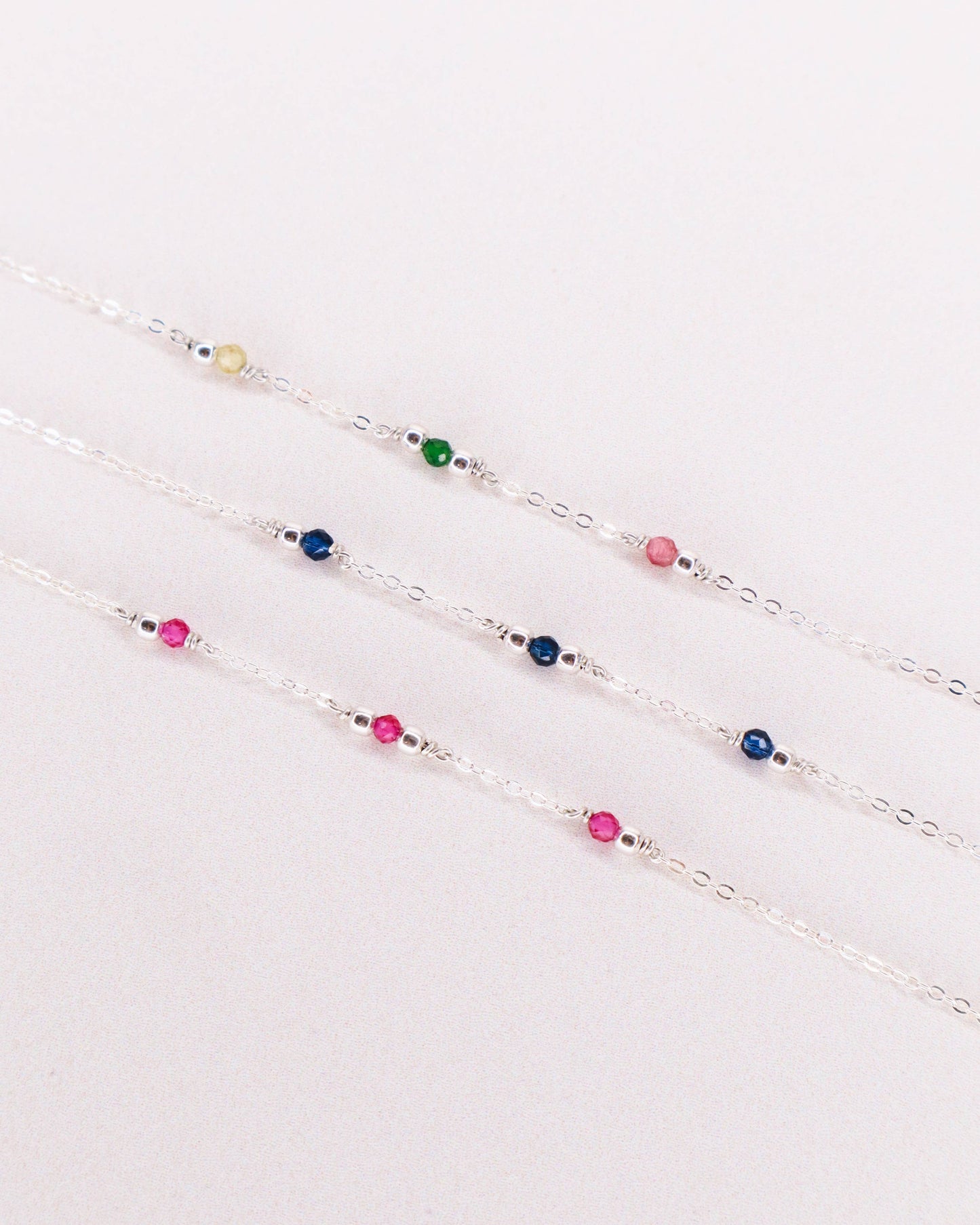 Bracelet Aube avec pierre Grenat