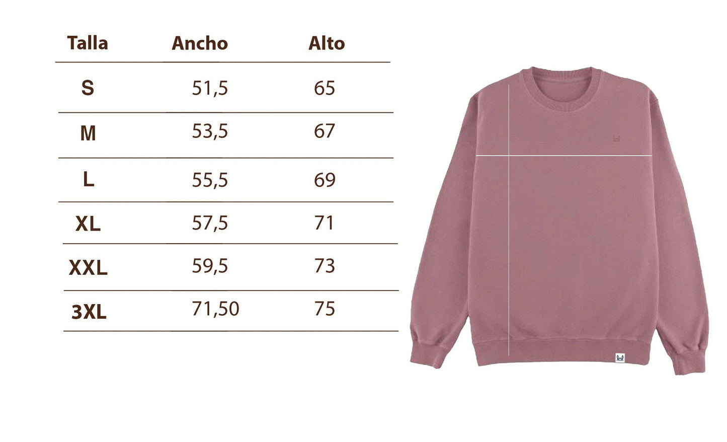 Sweat-shirt Navy Basic: Marine / M