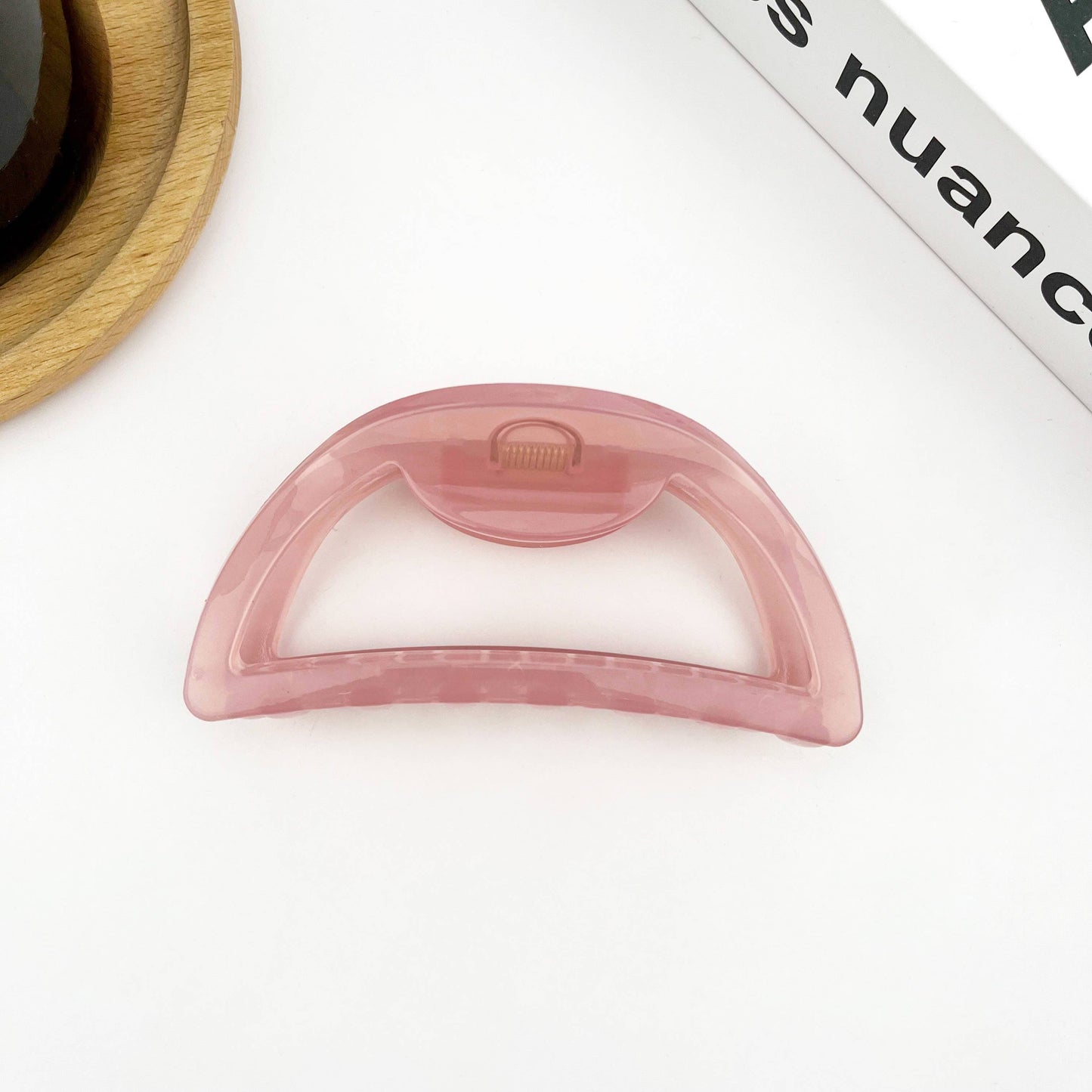 Pince à cheveux demi-cercle creux