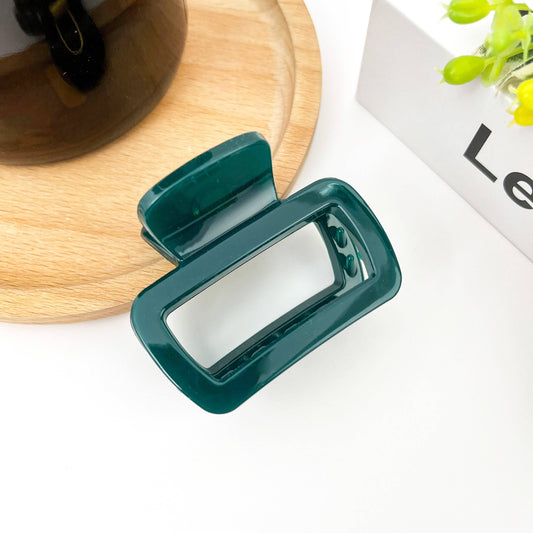 Pince à cheveux carrée vert foncé - DupontDupont