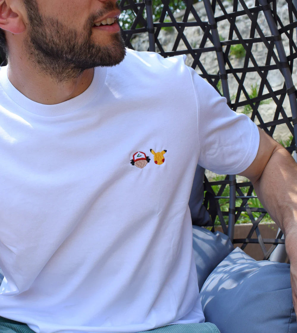 T-shirt brodé Sacha