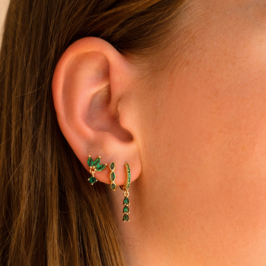 Boucles Marisol vertes