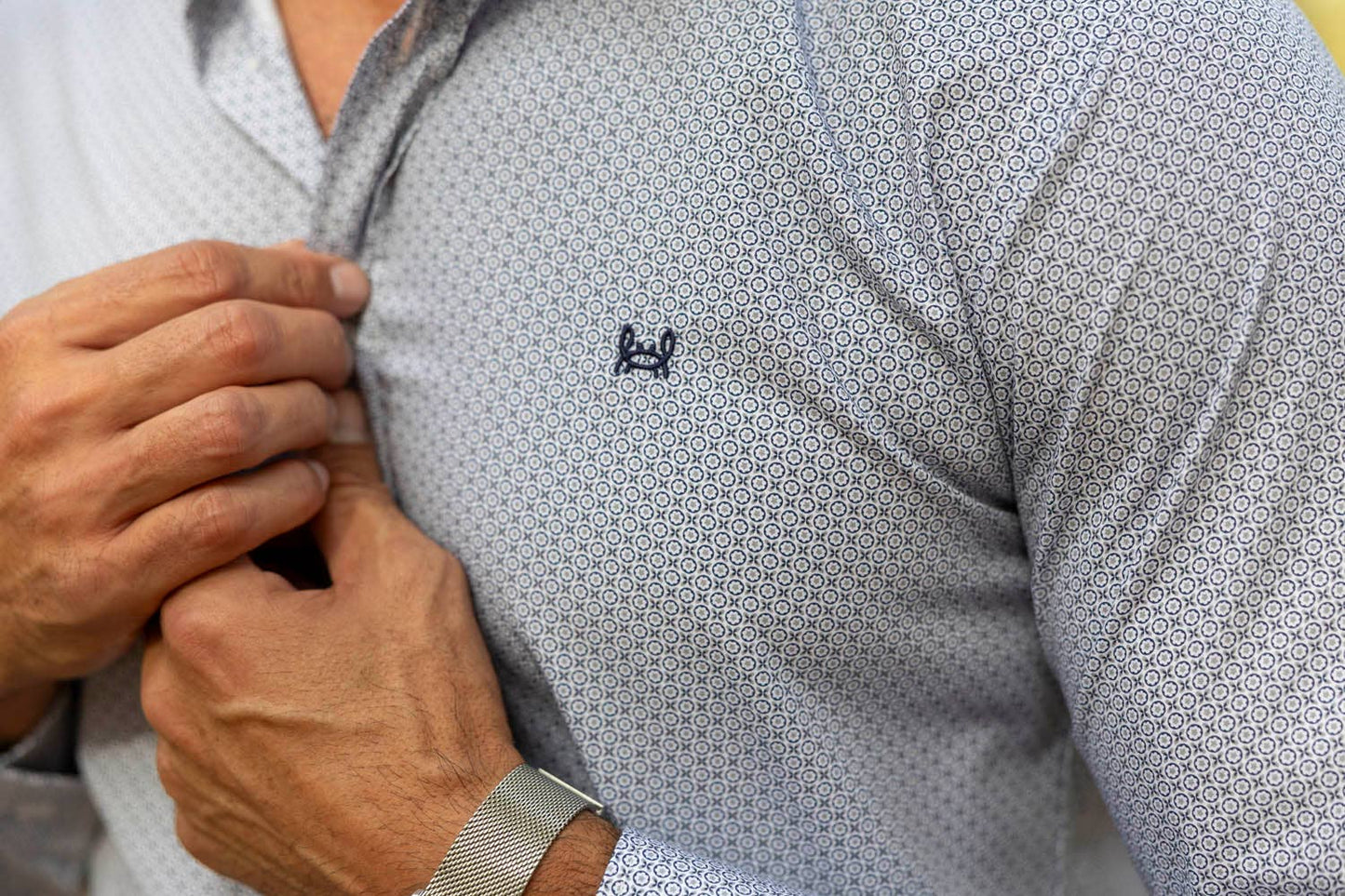Chemise Imprimée Grise | Torrejón: M (3)