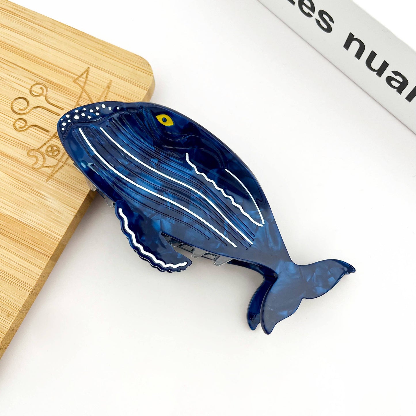 Pince à cheveux baleine à bosse, série vie marine: Bleu - DupontDupont