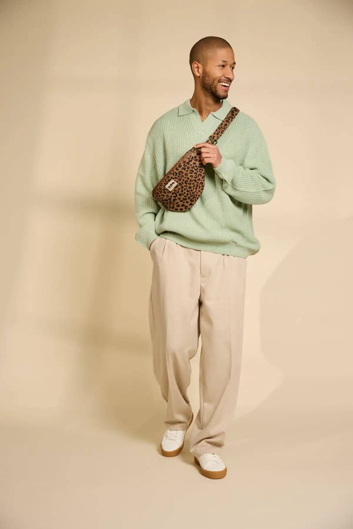 Sac banane Sasha Léopard cannelle
