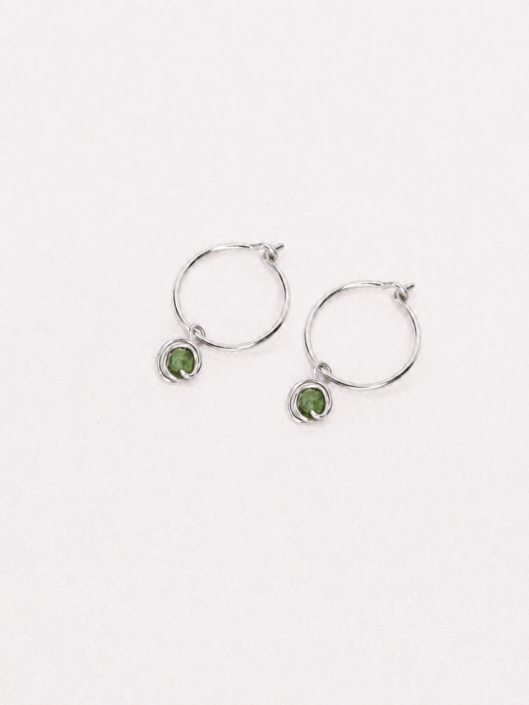Bora - vert: Or / Tourmaline verte / Paire - DupontDupont