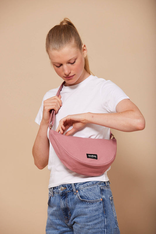 Sac demi-lune Andrea Rose blush - DupontDupont