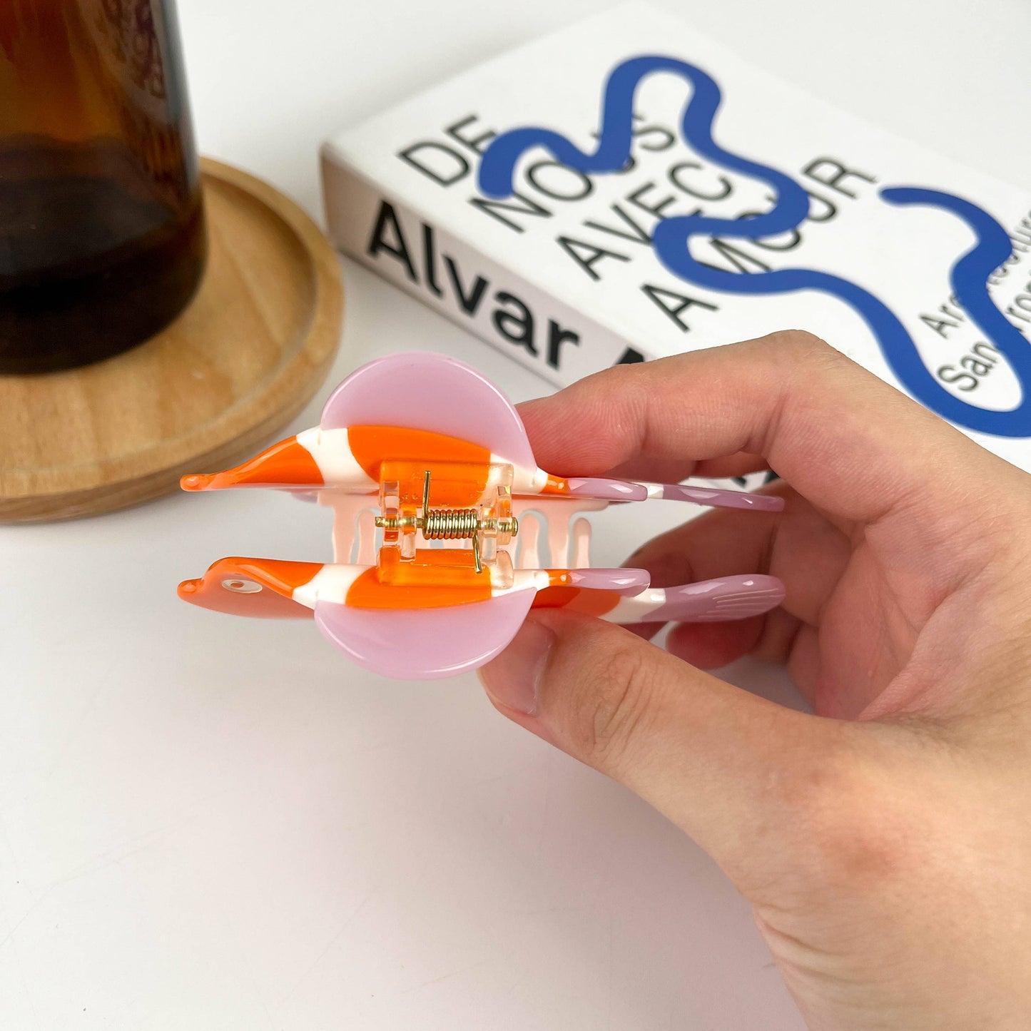 Pinces à cheveux poisson-clown