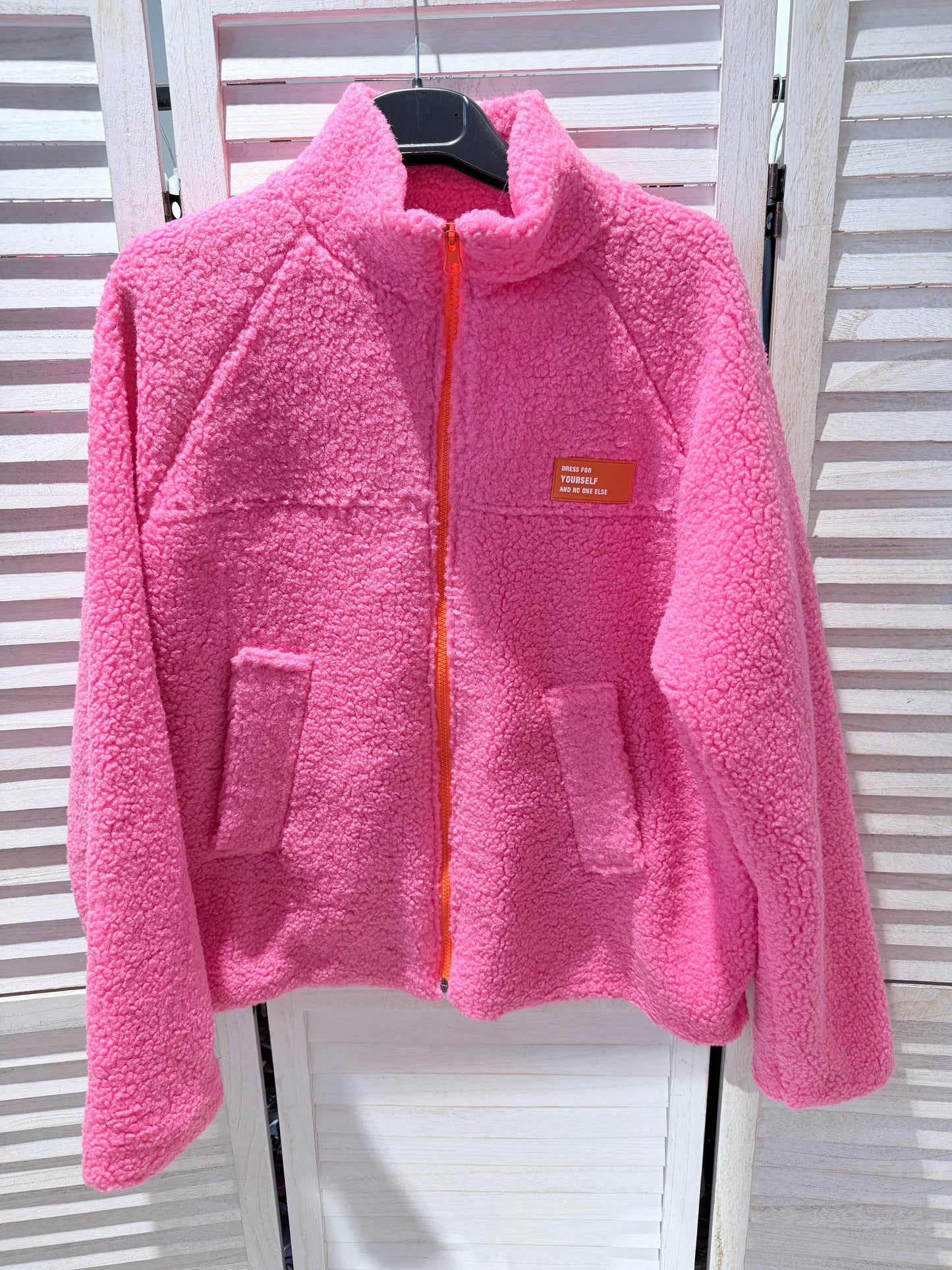 Veste zippée en molleton bouclé: Rose / TU - DupontDupont