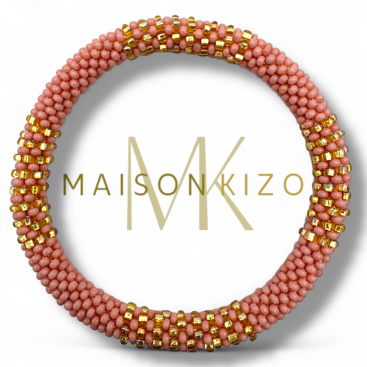 Bracelet népalais perles de verre