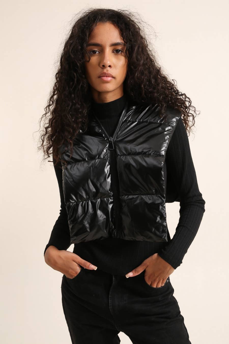 Capuche doudoune imperméable réversible : Acier