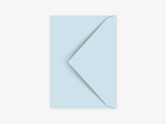 Enveloppe/Bleu arctique